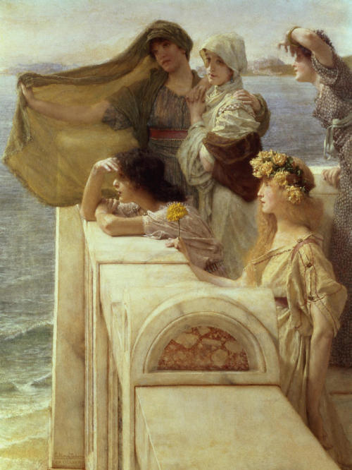 artsandcrafts28:Lawrence Alma Tadema - “At Aphrodite’s Cradle”1908