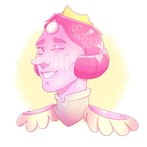 sweetest-honeybee:My first attempt at drawing the pearls fusion! It’s not spot on but this was my fi