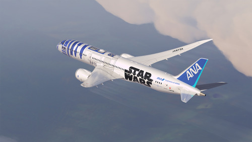 theverge:  Hang on to your hat, because there is now an adorable jumbo jet designed to look like R2-D2. 