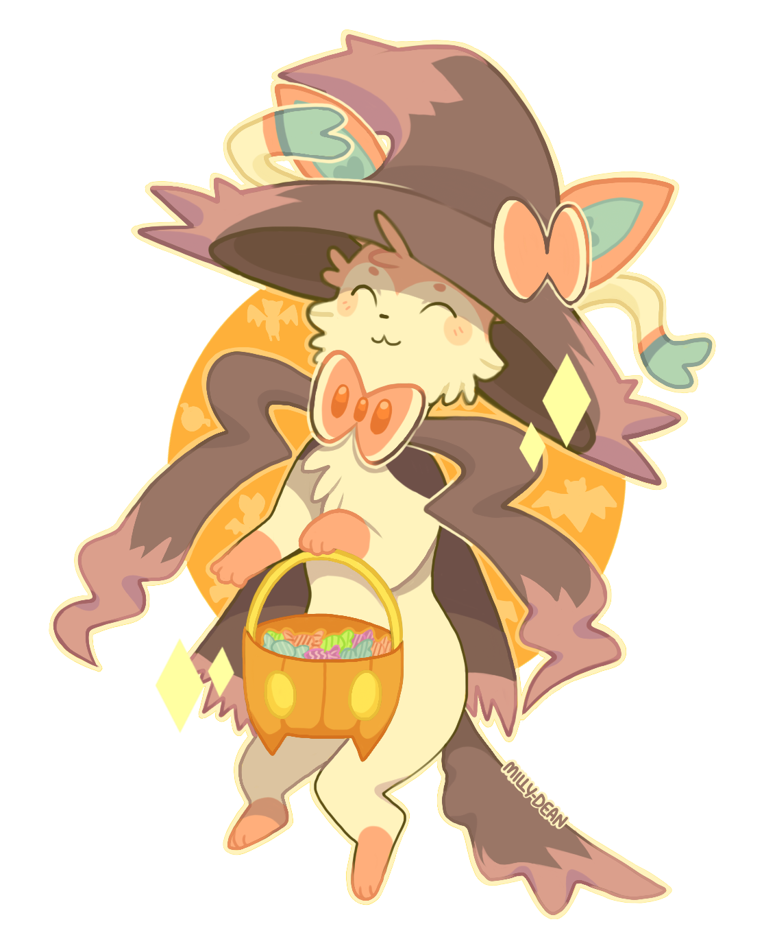 milly-dean:  Happy Halloween! Have some spooky Sylveon Hybrids 