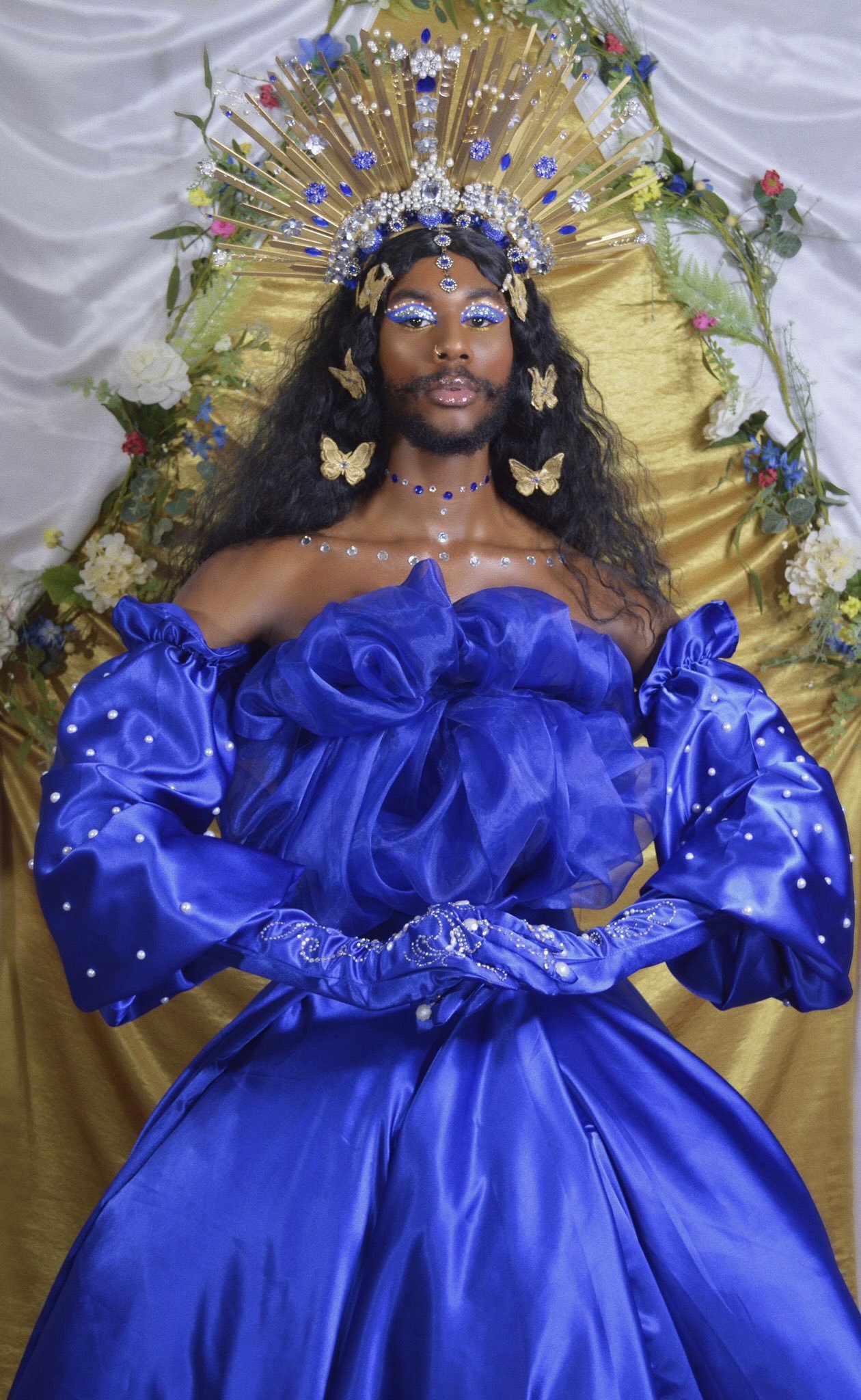 publiclyprismatic:chrissofly (he/him), queer artist, in his princess series mod reaux