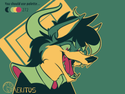 Color palette, but with OC :>