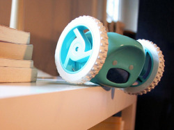 laughingsquid:  Clocky, A Motorized Alarm Clock That Runs Away So the User Can’t Snooze  I have this. Unfortunately, I can sleep through anything and you can turn off the alarm with one button and then go back to bed.