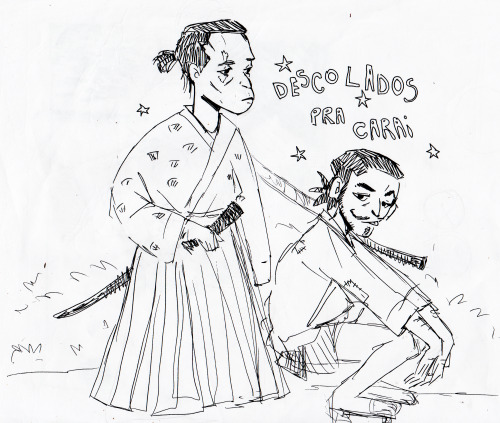 tchaugi:samurai doodles I just loved this moviebased on this fic archiveofourown.org/works/2