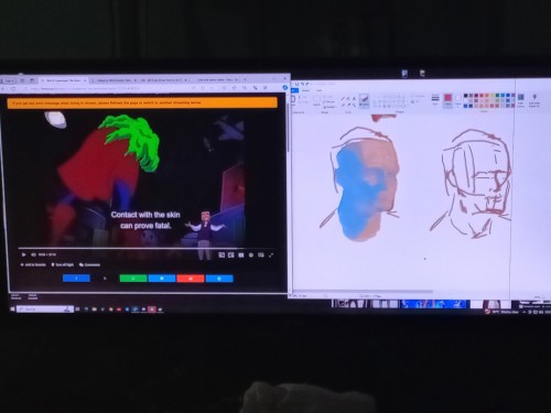 Yessir I Do Draw With A Side Of Superman.