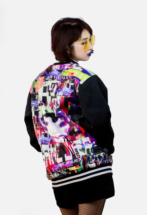 omocat:  glitchboy varsity jackets are back in stock! 