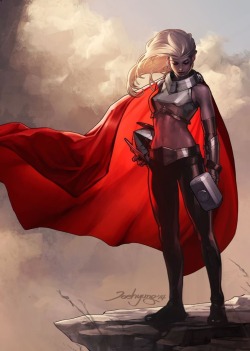 comicbookartwork:  All New Thor by Lee Jee Hyung