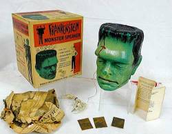 tocsindesigns:    Frankenstein head speaker, 1964 