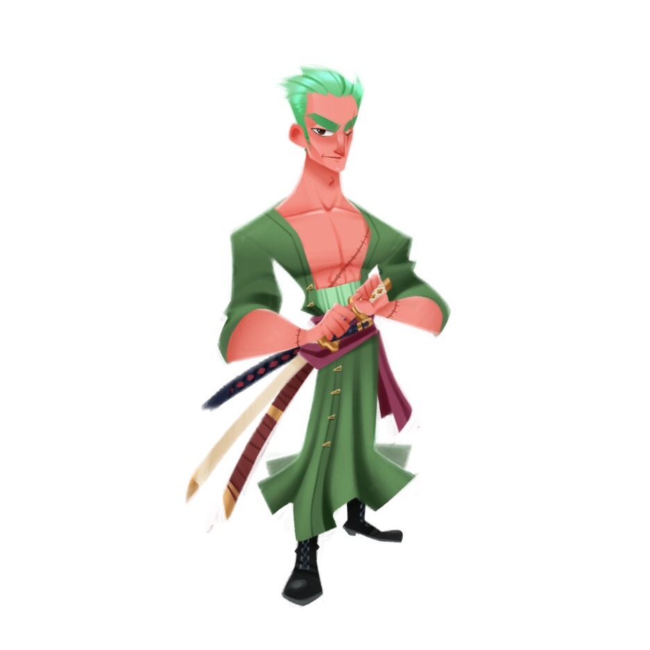 And here is my take on RORONOA ZORO