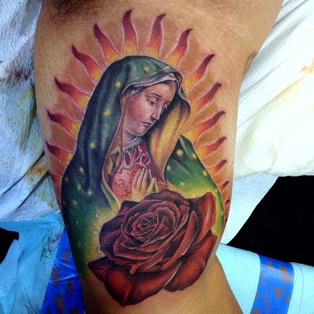 Virgen de Guadalupe Tattoo Arm by rickytate  Tattoogridnet