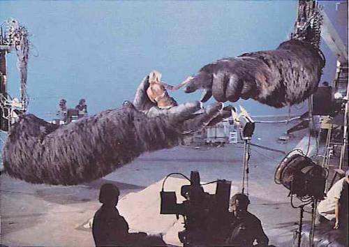 Special effects wizard Carlo Rimbaldi’s full-size “Kong Arms.”