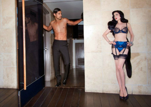 diva-von-teese:  Dita Von Teese and Jonathan Marquez by Markus & Koala 