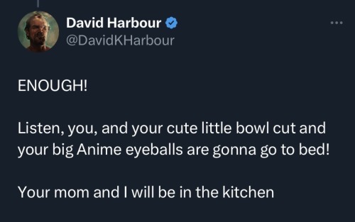 David Harbour Writes Jopper Fanfiction Pass It On