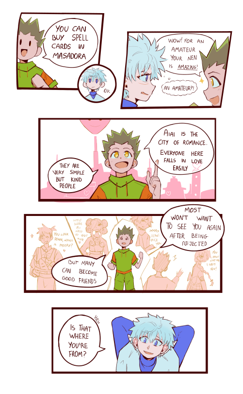 AU Where Gon Was Raised On Greed Island Instead Of Whale Island.