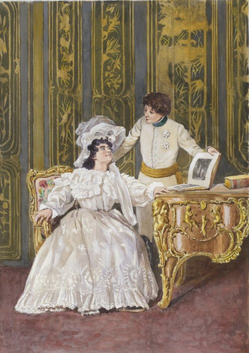 valinaraii:Sarah Bernhardt as Napoleon II in Rostand’s play L’Aiglon.  There is a l