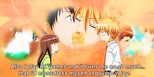 happileeerin:  mitsukunis: Usui the fudanshi Takumi  One of my favorite male characters,