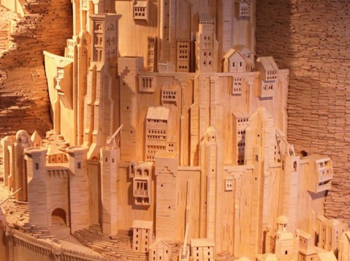 mymodernmet:  Minas Tirith by Pat Acton Artist adult photos