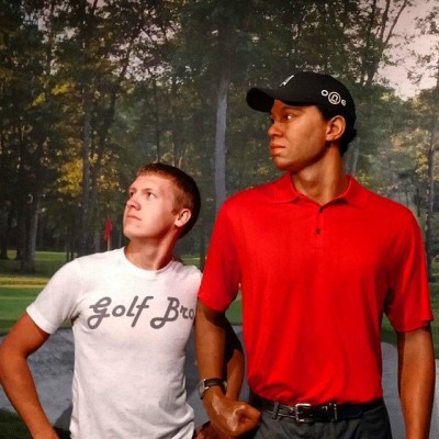 Looks like my man @frenchjoel and @tigerwoods (the wax museum version) are ready for some Ryder Cup action. Just a couple of Golf Bro’s doing Golf Bro things. Thx for the pic! #golf #golfbro #rydercup #teamusa #wishtigerwasplaying