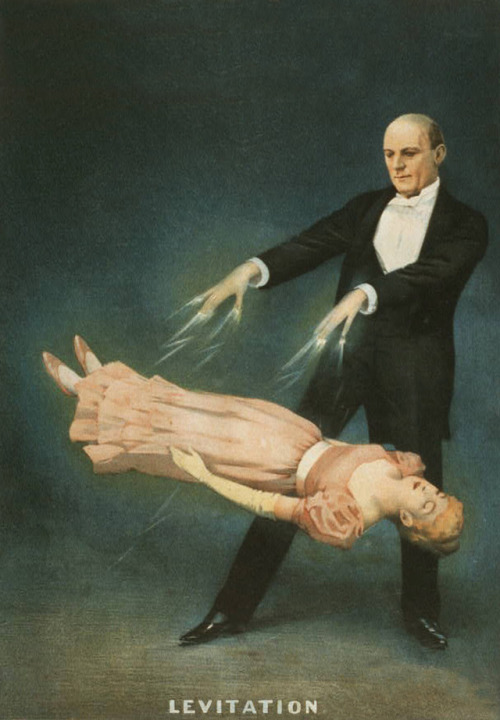 the-cinder-fields:Magician Harry Kellar’s Levitation poster (edit) ca. 1894.