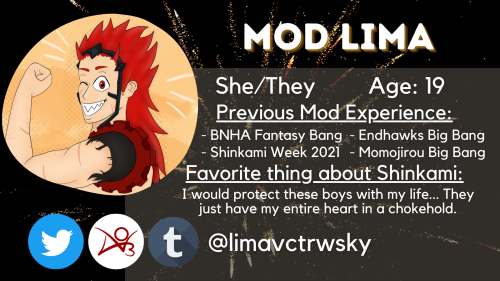 And here is our next mod, Mod Lima @limavctrwsky! She’s ready to provide this Bang with wonder