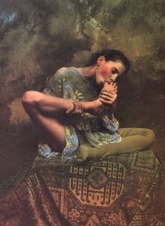 sugar-toes:  (Middle Photo: Jan Saudek) Someone said that photograph reminded them