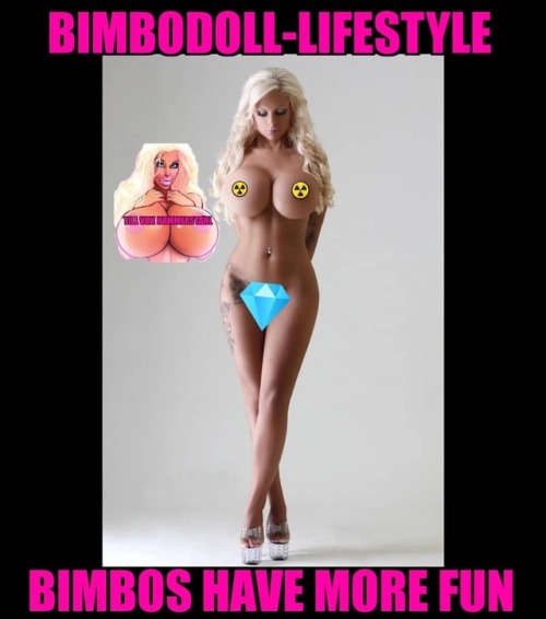 Follow @vanityp_barbiebrilliant her old account got deleted again. #biggerisbetter #bimbo #bimbodoll