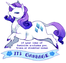 ginsengandhoney:  rarity is tired of you clowns 