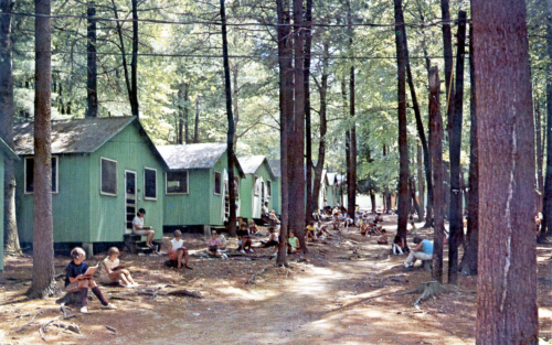 vintagecamping: Reading hour at Camp Nawakwa.Arendtsville Pennsylvania1970