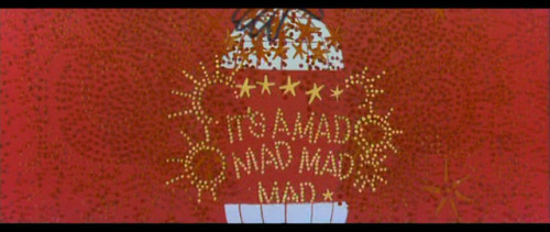 Saul Blass, title sequence for Stanley Kramer’s It*s a mad, mad, mad, mad world, 1963