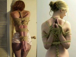 Which do you prefer?  An interesting conundrum posed by Twitter&rsquo;s @Bondage_lover ~ If you Reblog this pic; please weigh-in…