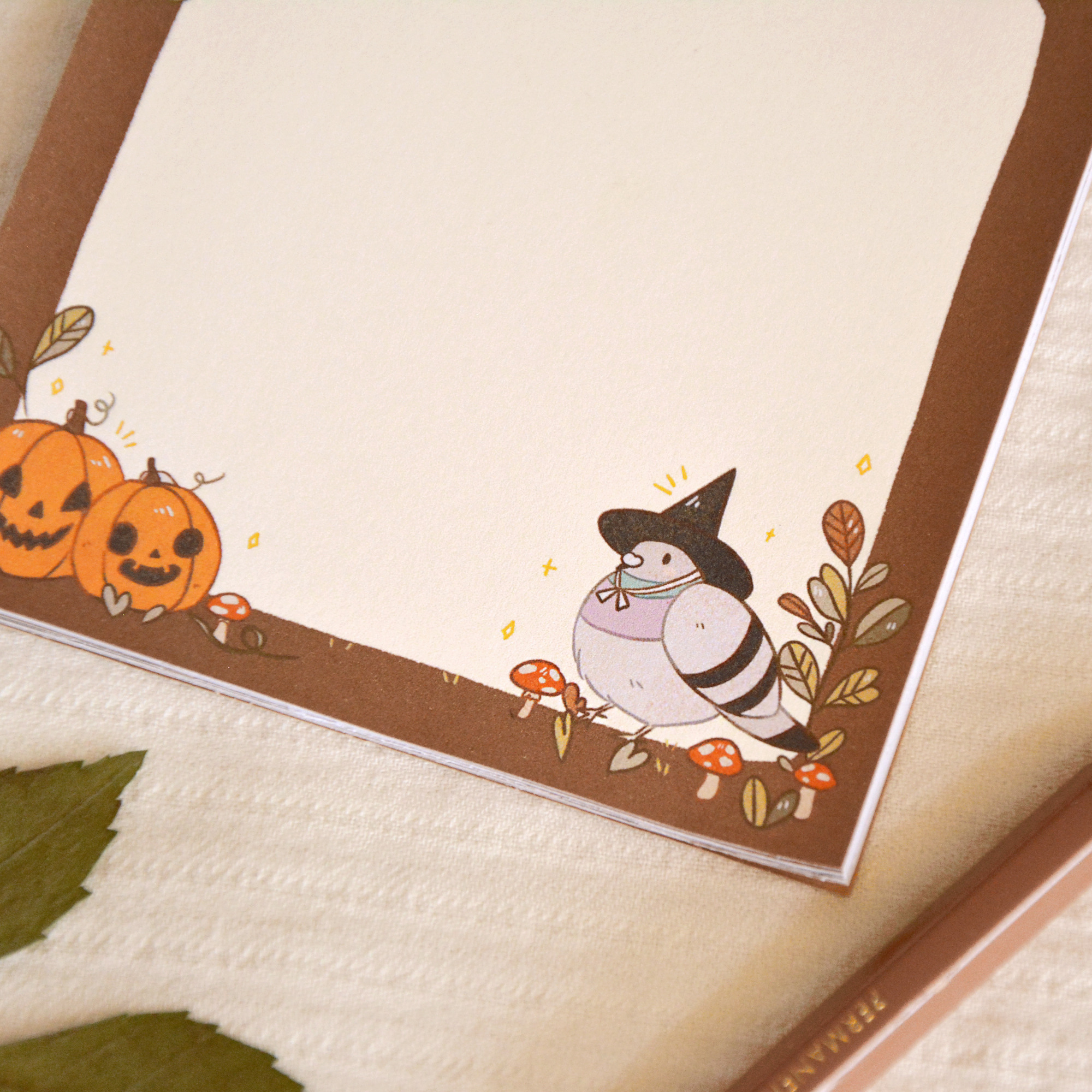 inestheunicorn:Happy weekend guys! 🎃Just a quick reminder that I’ll start making more Witch Pigeon memo pads, Wizard Pigeon and Pumpkin pins next Monday, so make sure to pre-order yours until Sunday (10th October) 🍄You can find these and many