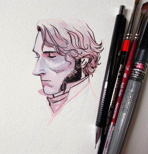 marcvs-antonivs: dundy, with watercolors I found in a box (ko-fi)