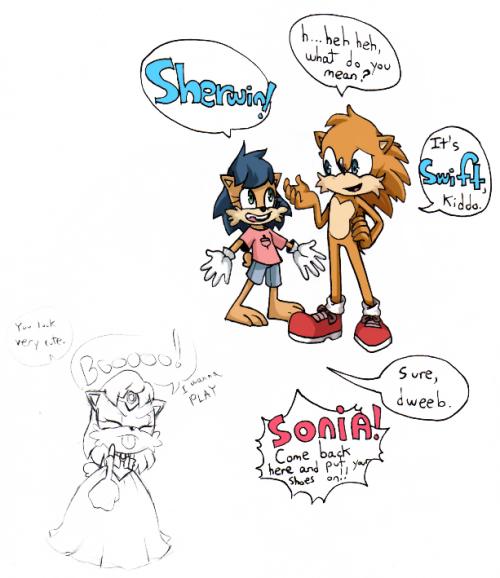 Hey guys I drew a bunch of my fankidsI am well aware that Sonally and Buntoine have canon kid design