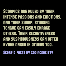 zodiacsociety:  Scorpio Facts