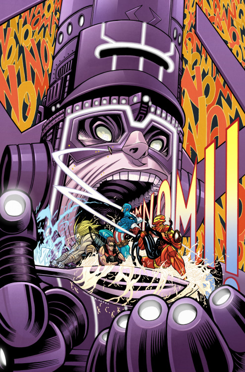 drawing-bored:  “ultimates last stand” no. 1 variant cover by tradd moore. nom!