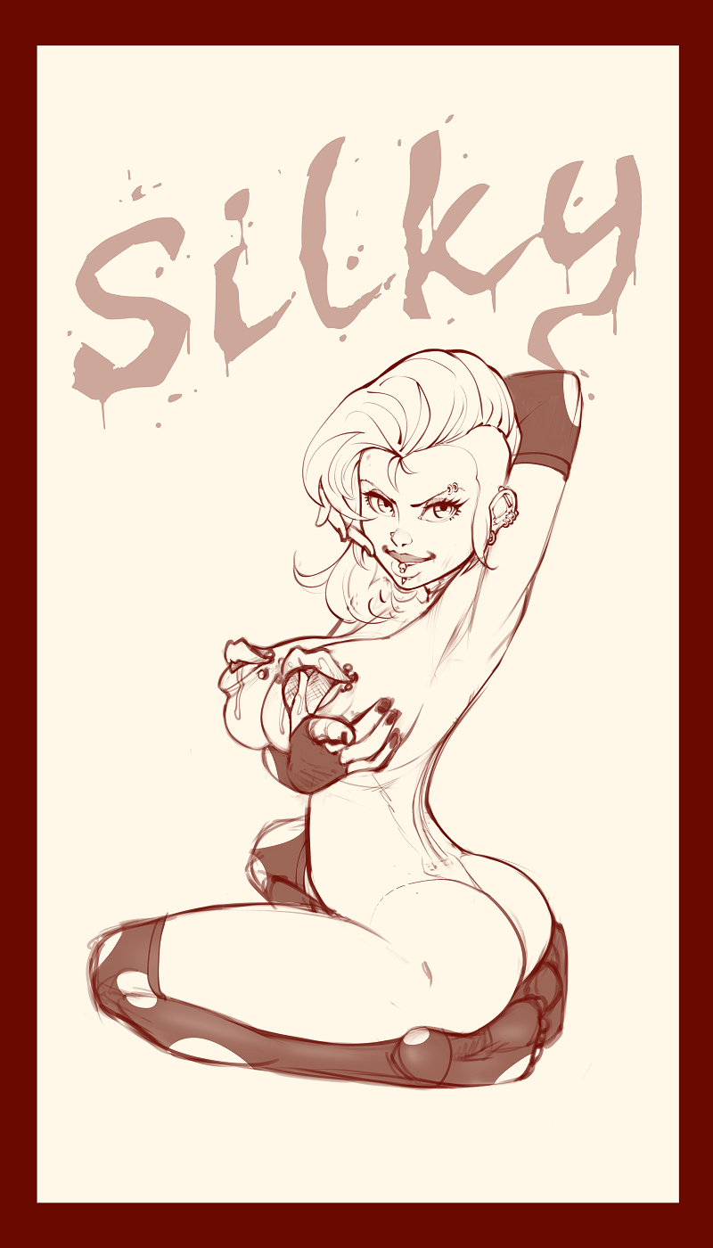 bbc-chan:  OC Commission - Silky