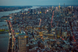 newyorkcityfeelings:  View from the One World Observatory. (Photo: Julienne Schaer/NYC &amp; Company) 