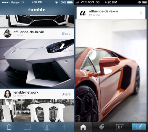 Porn ios7redesigns:  Tumblr iOS7 Redesign http://dribbble.com/shots/1141054-Tumblr-for-iOS7 photos