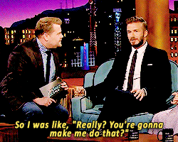 David Beckham sharing stories about Brooklyn’s (@brooklyn77b) first date on national
