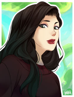 cosmickonett:  Asami for nymre that I drew ages ago, but only