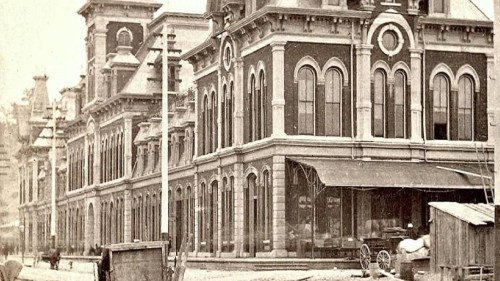 Union Depot, Kansas City, Missouri, 1878-1915.Union Depot opened in Kansas City in 1878 in the area 