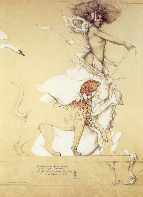 “Auromira dreaming” by Michael Parkes
