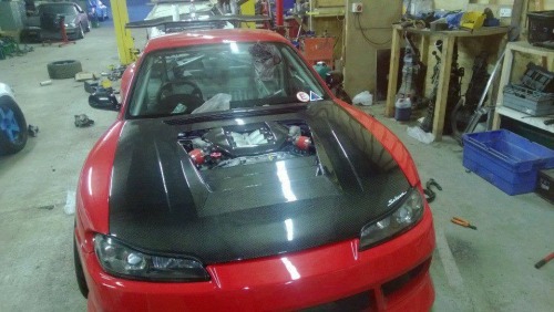 VR38 motor in a sexy S15