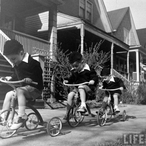 Triplets on trikes(Michael Rougier/Francis Miller. 1949)