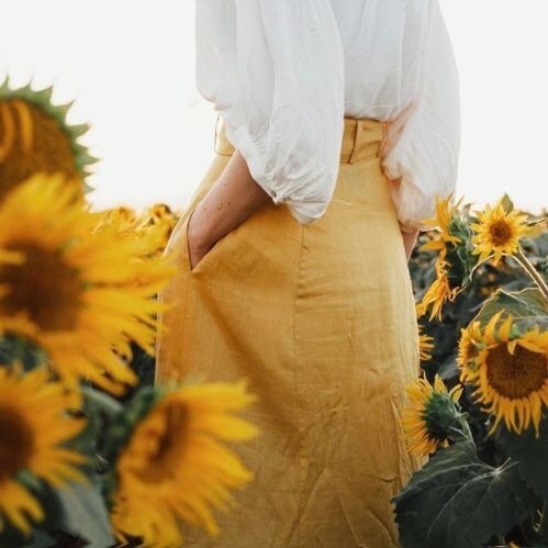 We all have a sunflower inside us.