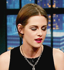 : Kristen Stewart on Late Night with Seth porn pictures