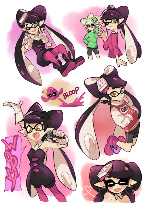 gomigomipomi:  Some Squid Sisters doodle~~   daw~ <3