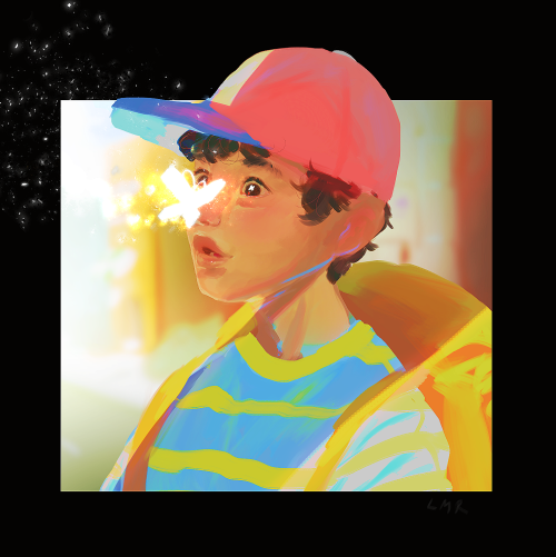 mumidraws: The Magic Butterfly made Ness relax P.S. I recorded myself drawing this, check out the sp