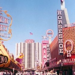 vintagelasvegas:  Fremont Street, c. 1971-78   Back in the day we used to cruise Fremont. Up and down from LV Blvd. to the Union Plaza.