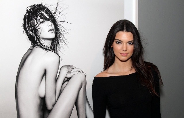 kylieandkendallblog:   10.9.14 Kendall at Russel James book launch party. 